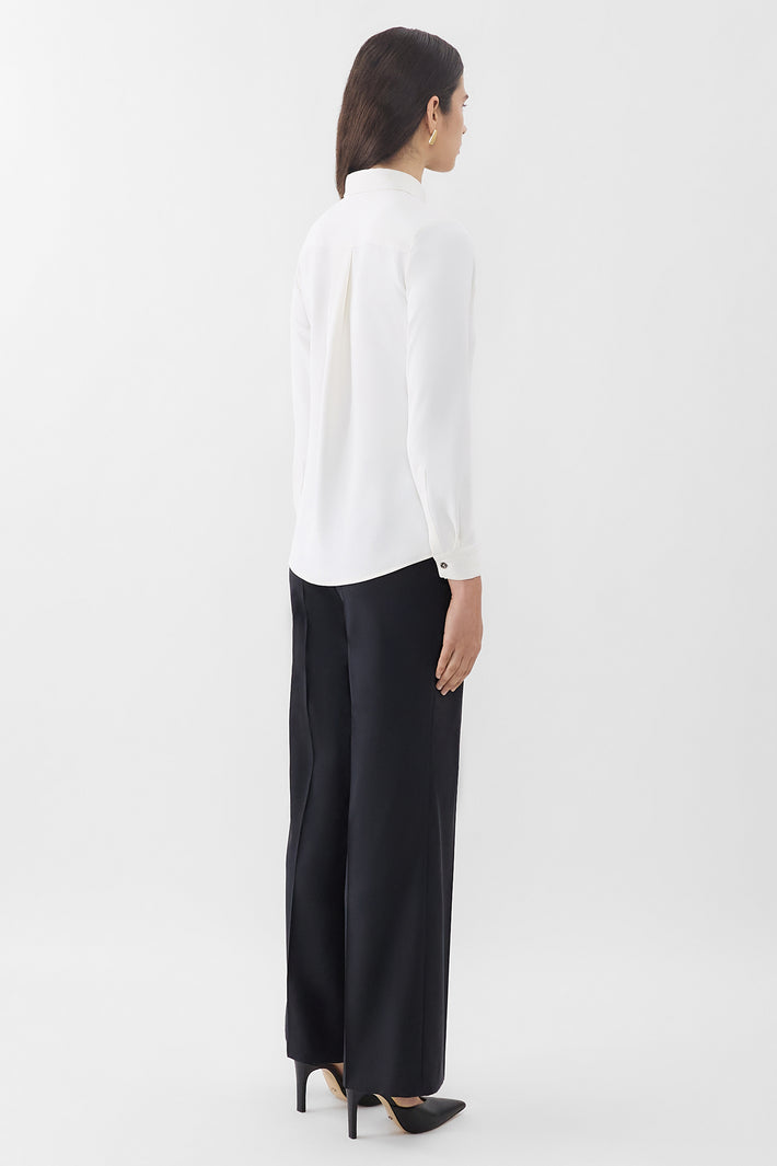 Classic Natalie Blouse - White