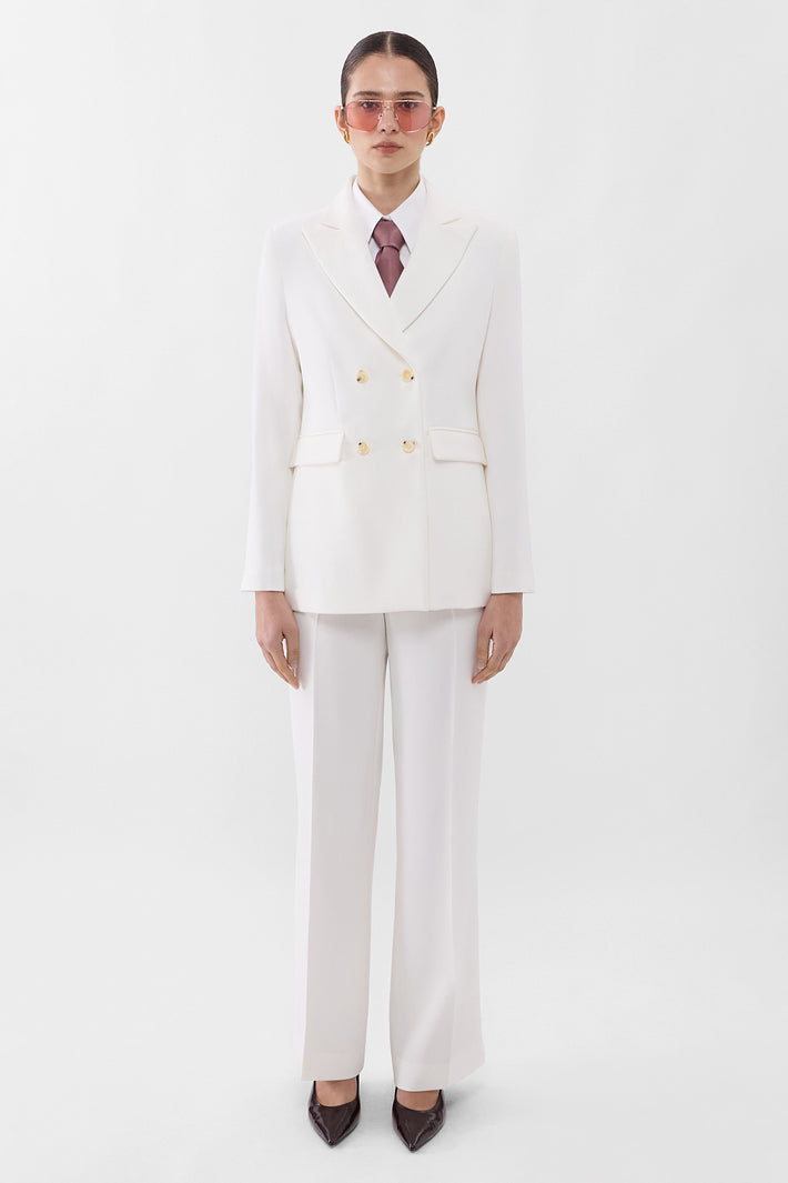 Signature Crepe Wide Leg Trouser