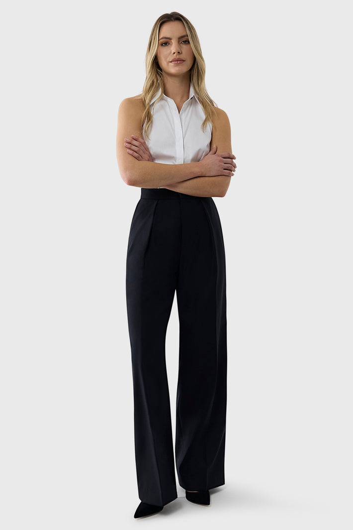 Tailored Pleat Front Trouser