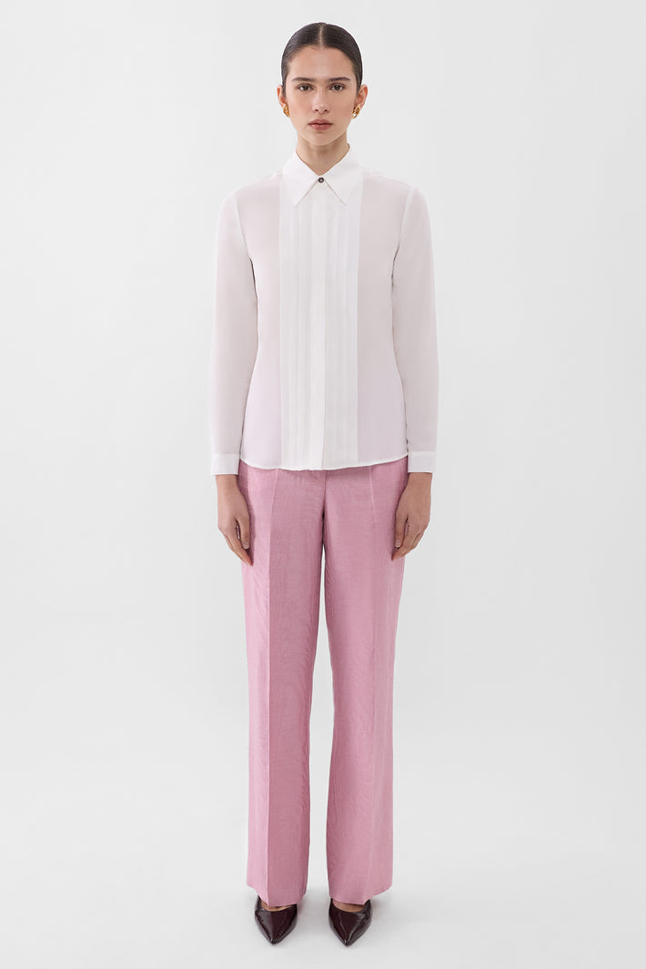 Pleated Panel Blouse