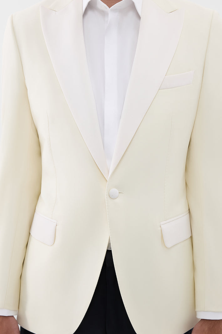 London Tuxedo Peak Lapel Ivory