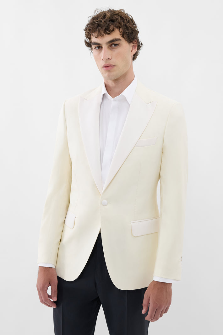 London Tuxedo Peak Lapel Ivory