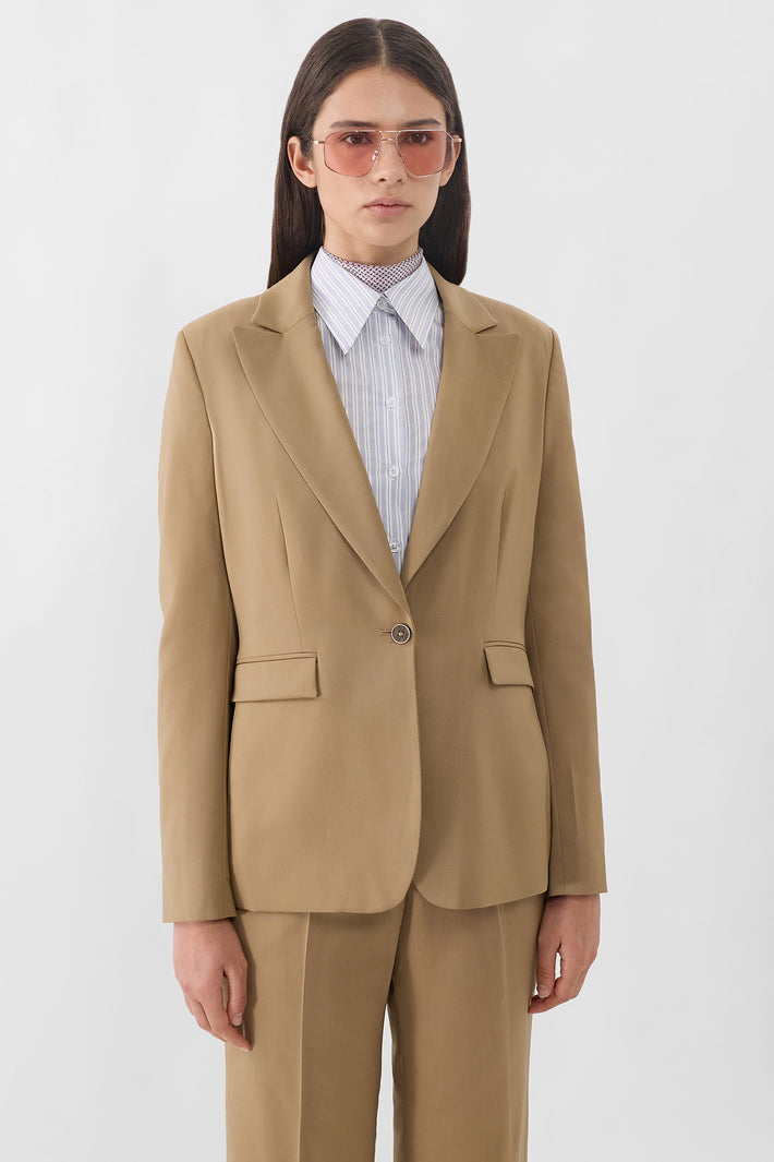 Signature One Button Blazer