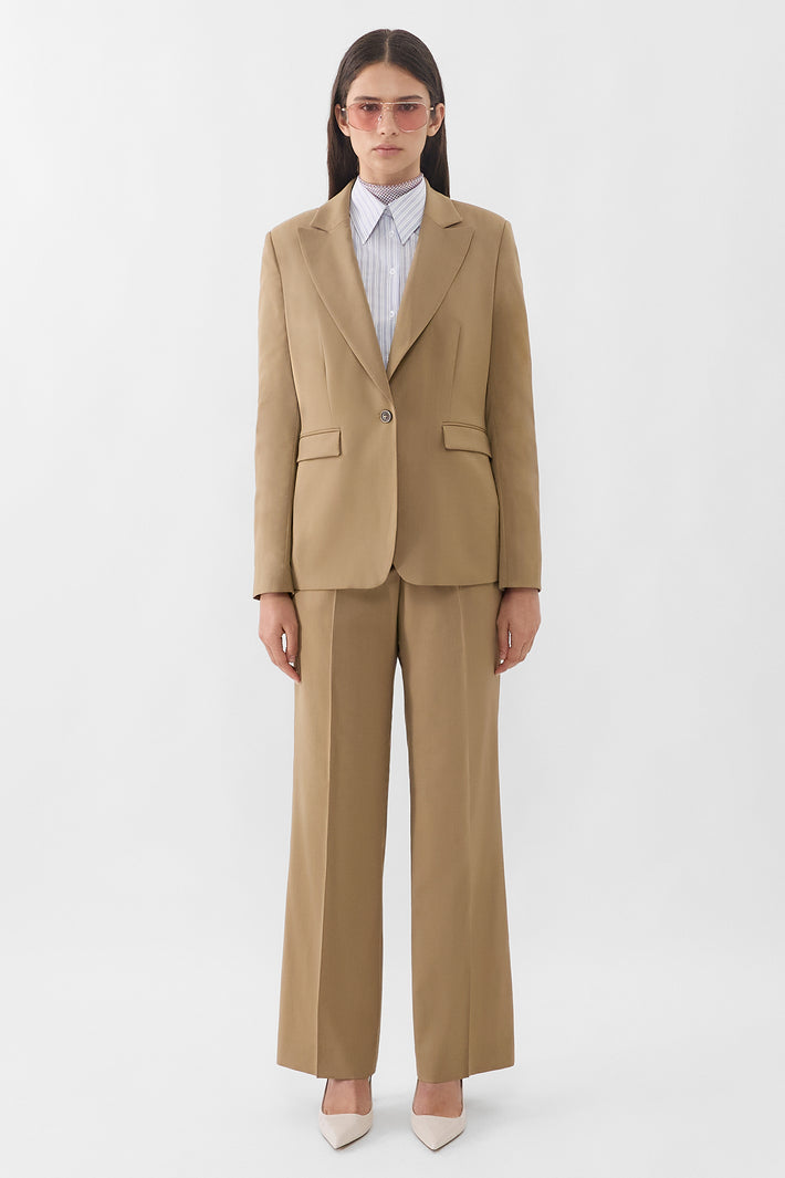 Signature One Button Blazer