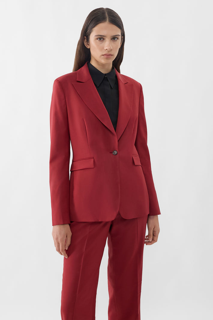 Signature One Button Blazer