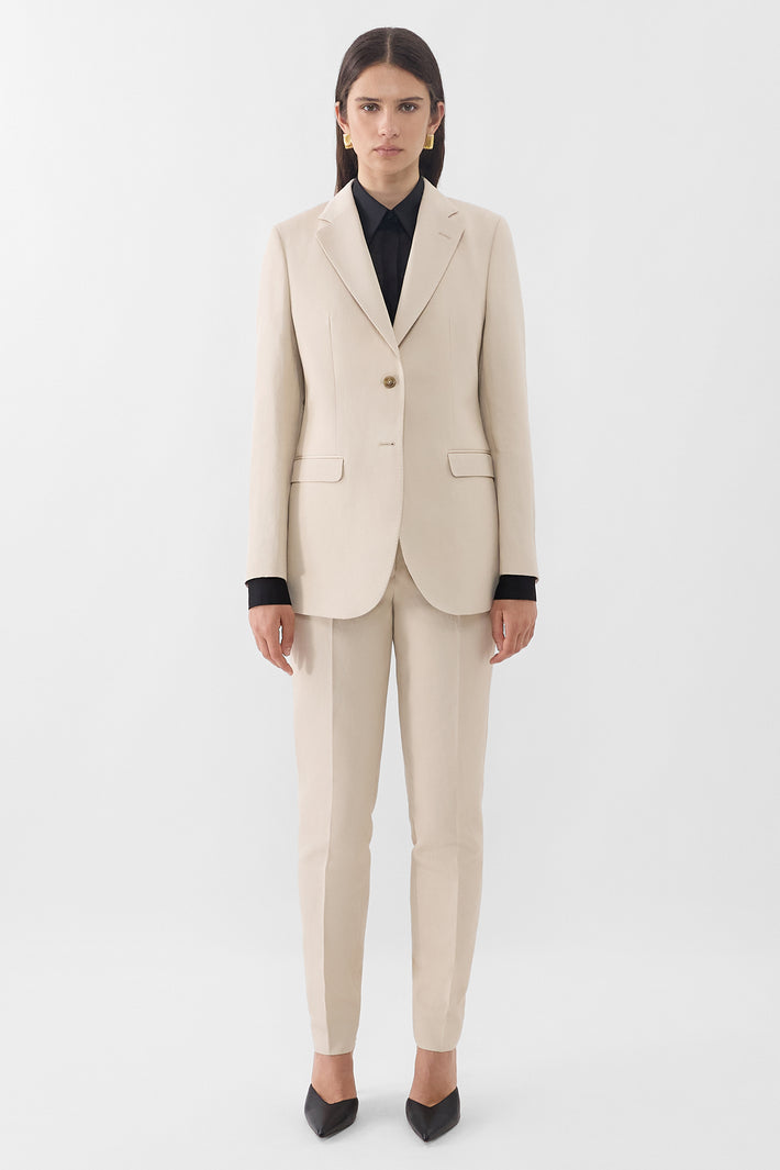 Cotton Drill Slim Line Trouser