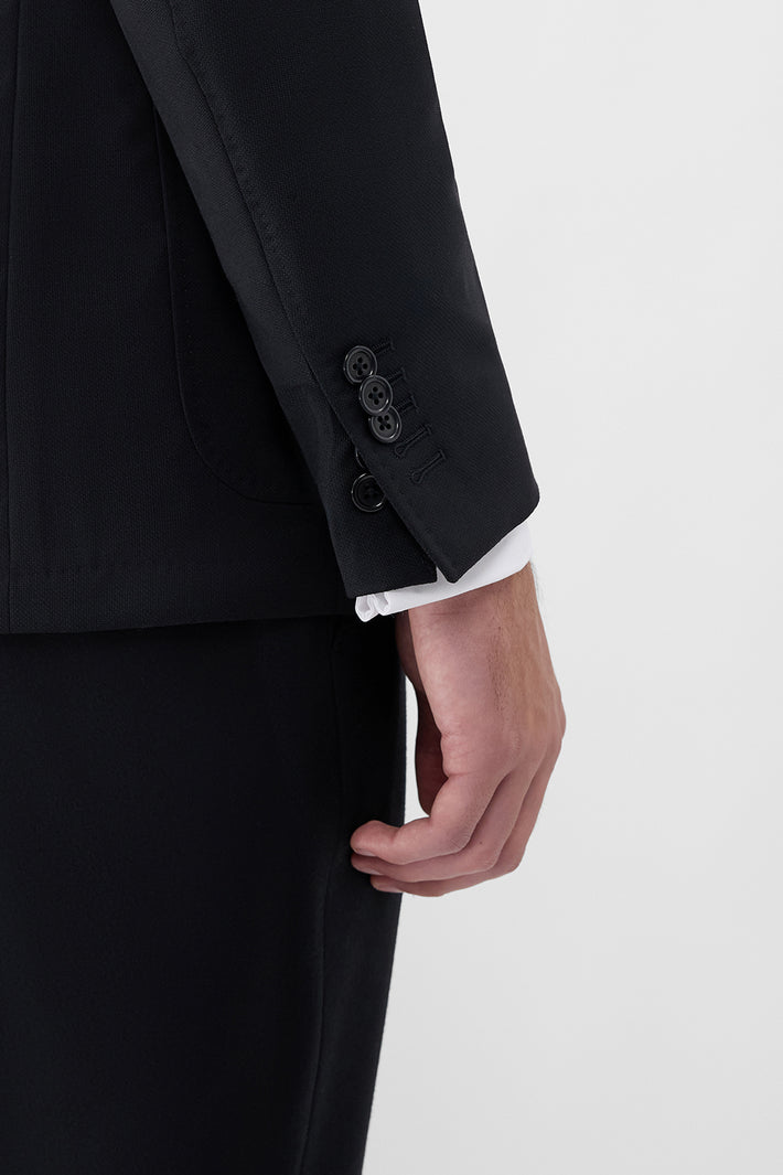 Signature Light Wool Textured Blazer