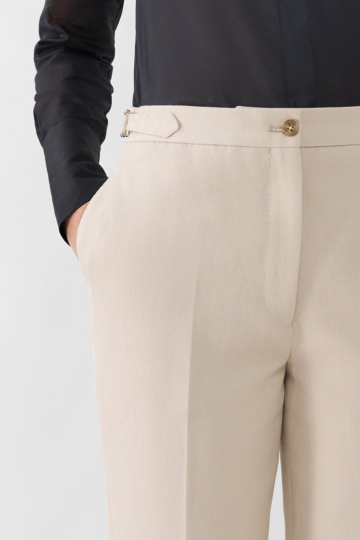 Cotton Drill Slim Line Trouser