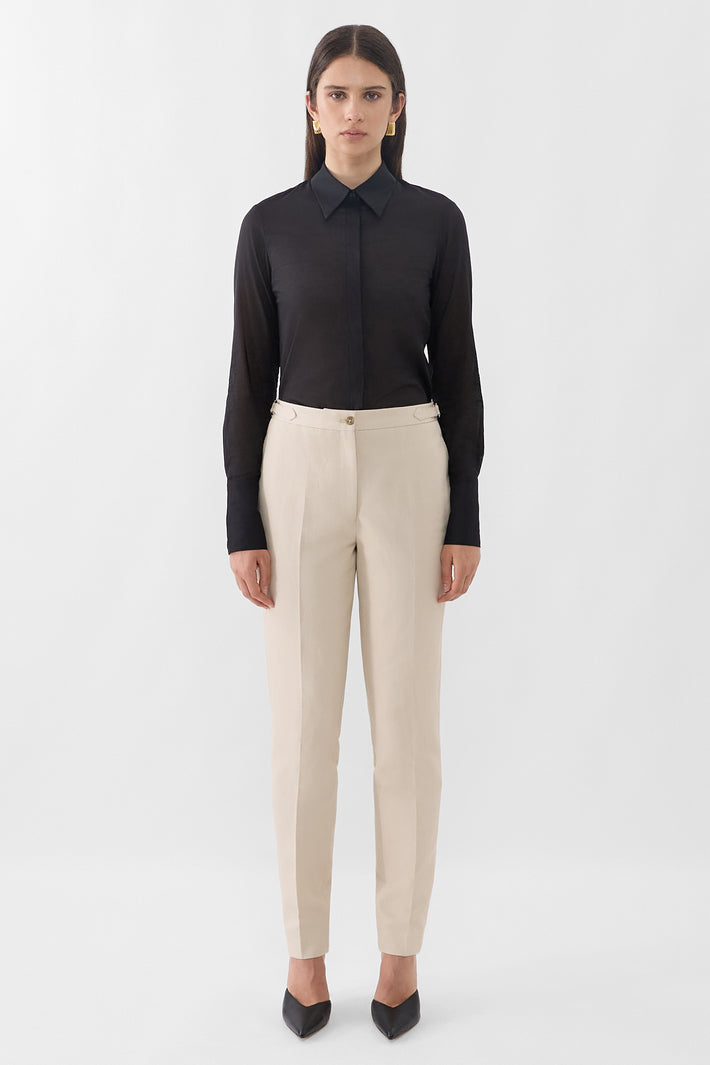 Cotton Drill Slim Line Trouser