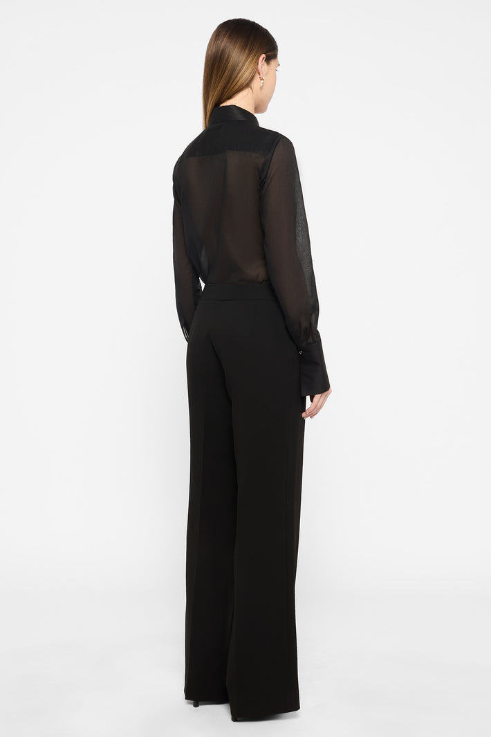Light Sheer Ruffle Shirt