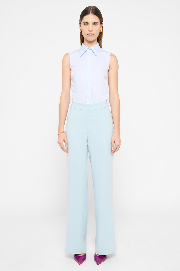 Signature Wide Leg Crepe Trouser