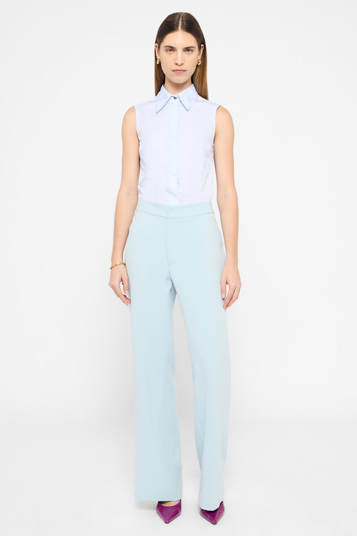 Signature Wide Leg Crepe Trouser