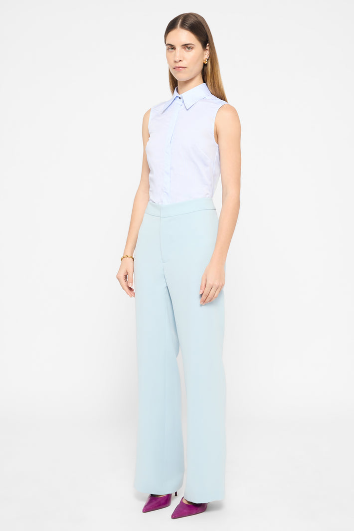 Signature Wide Leg Crepe Trouser