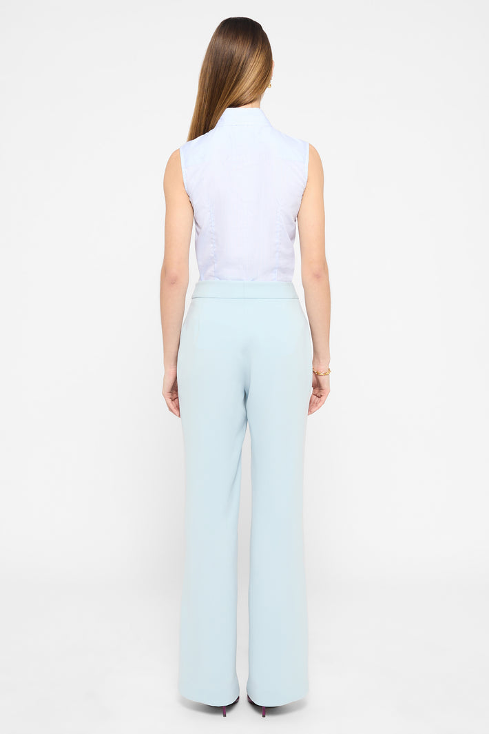 Signature Wide Leg Crepe Trouser
