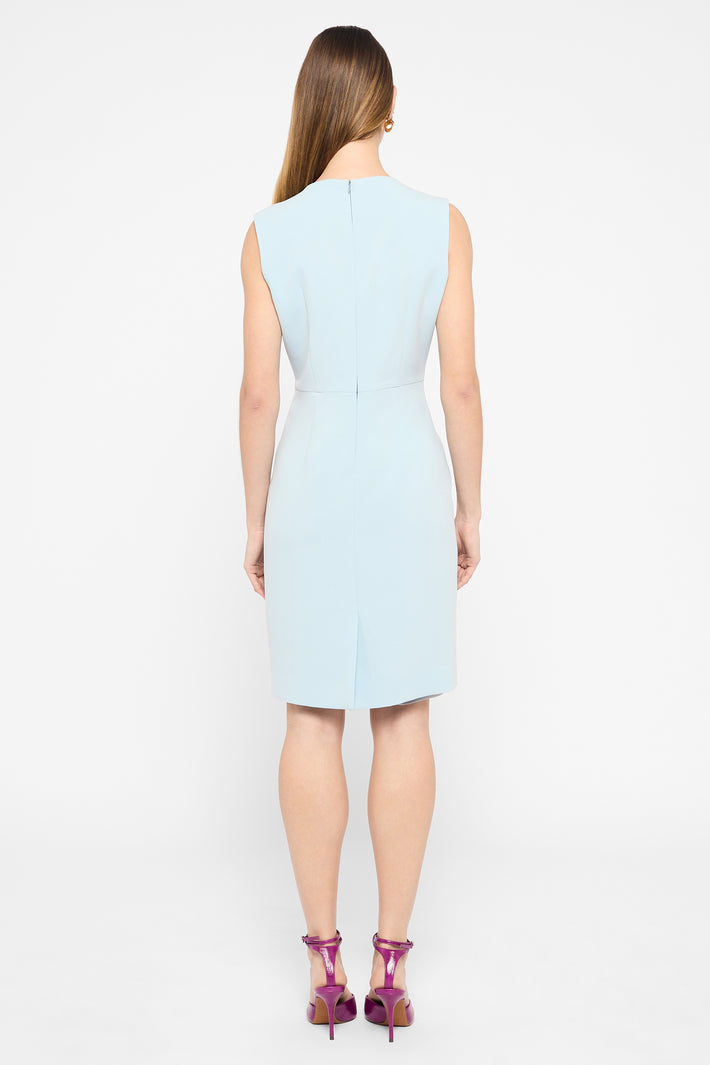 Signature Sleeveless Crepe Dress