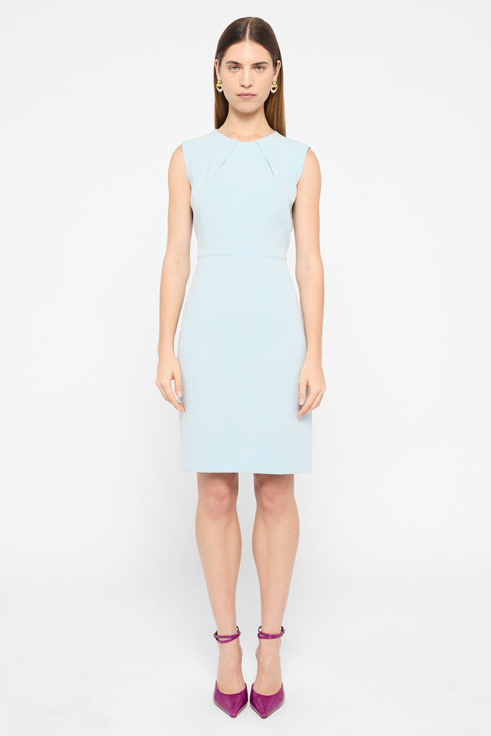 Signature Sleeveless Crepe Dress