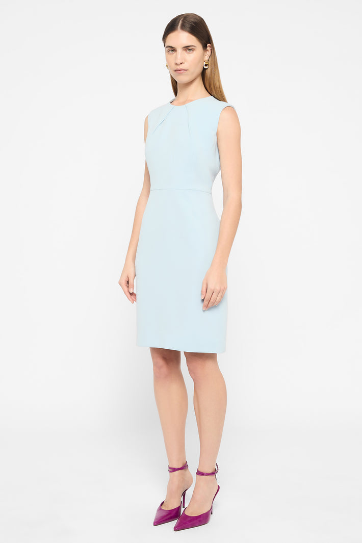 Signature Sleeveless Crepe Dress