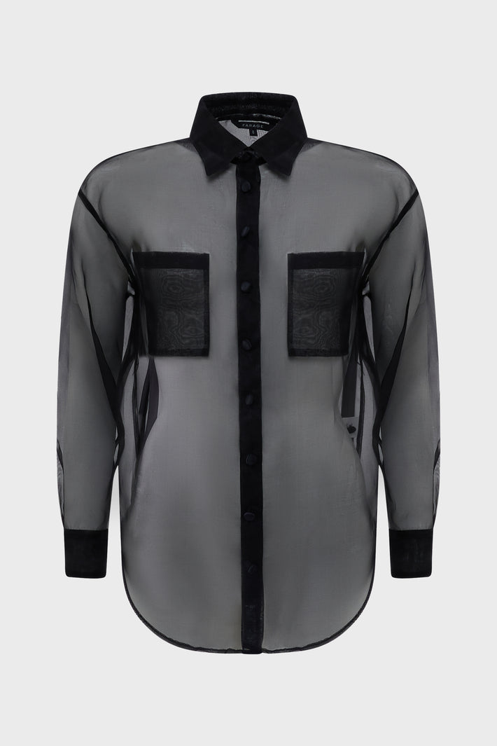 Organza Evening Blouse