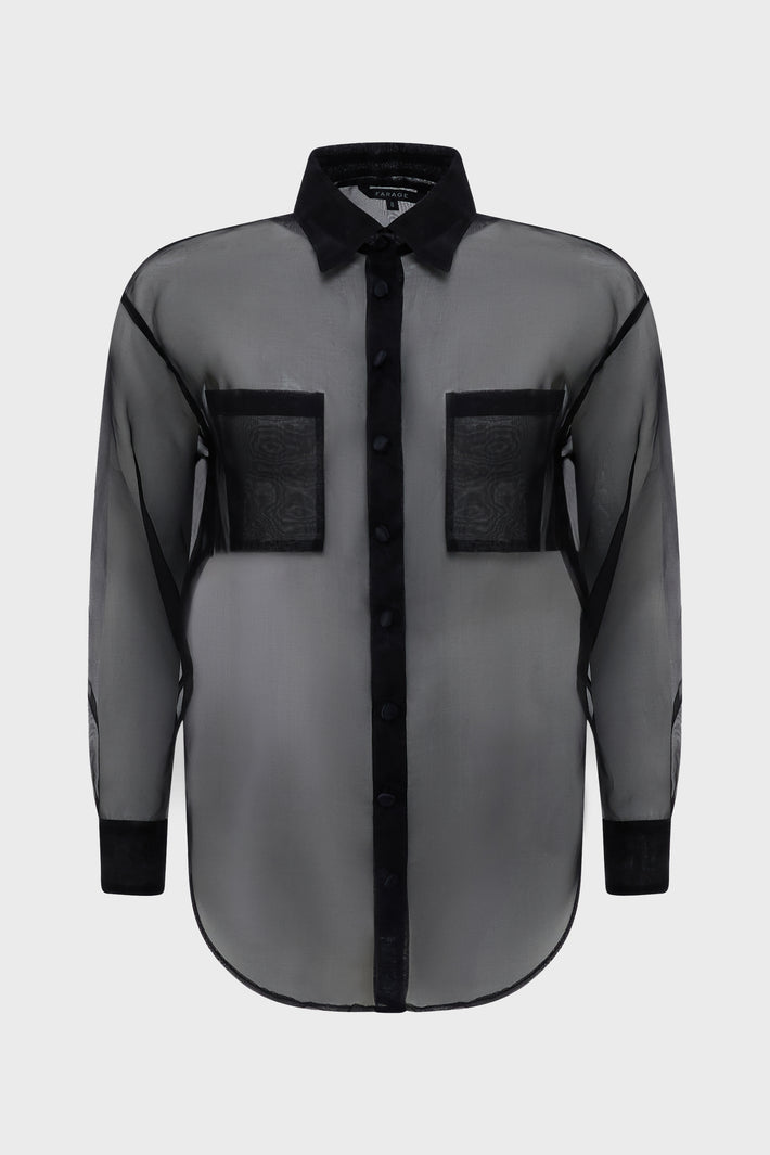 Organza Evening Blouse