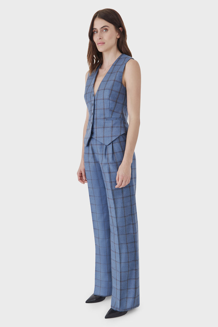 Florence Check Waistcoat