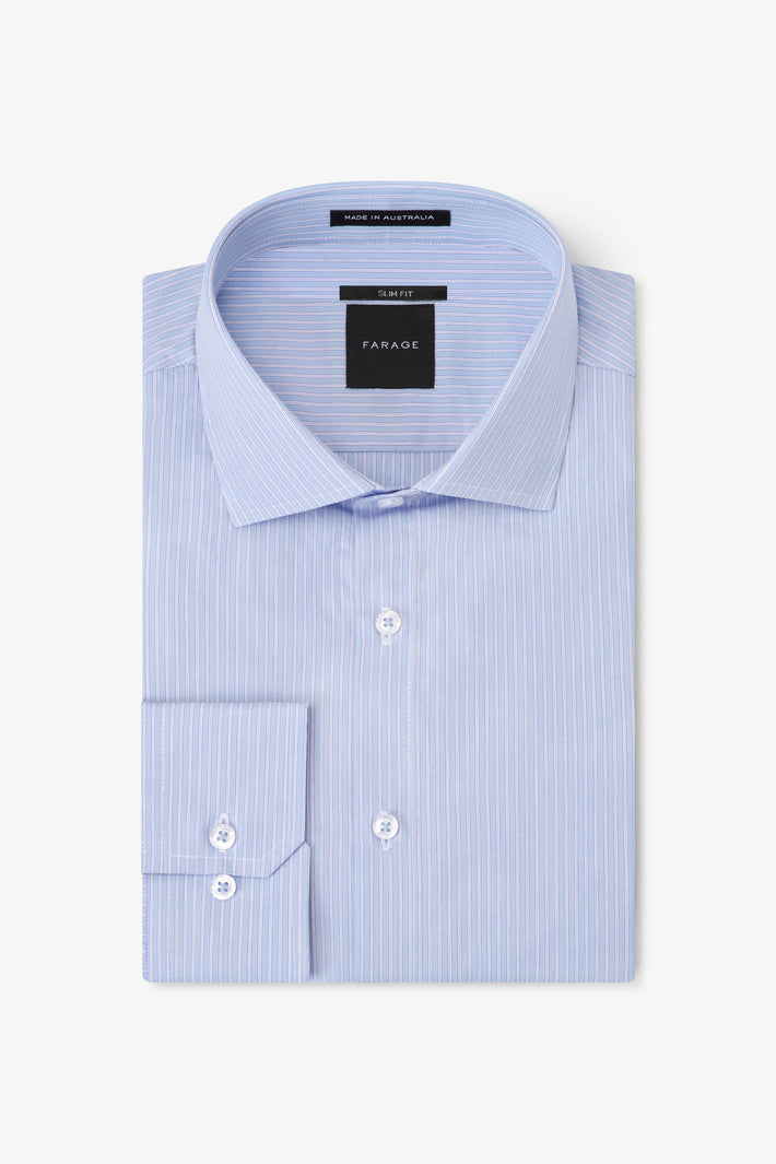 Button Cuff Italian Cotton Shirt