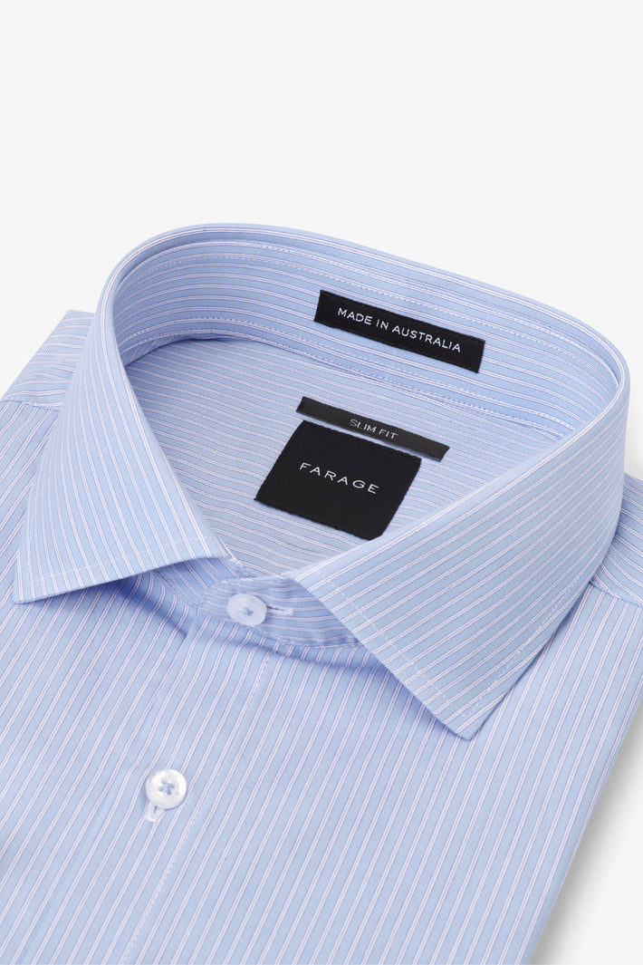 Button Cuff Italian Cotton Shirt
