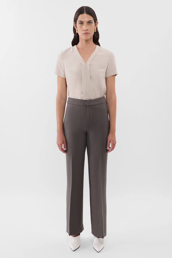 Wide Leg Trouser Stripe