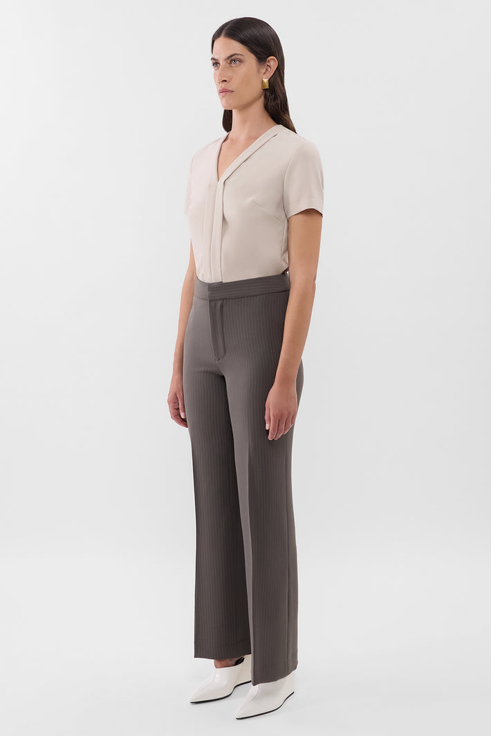 Wide Leg Trouser Stripe