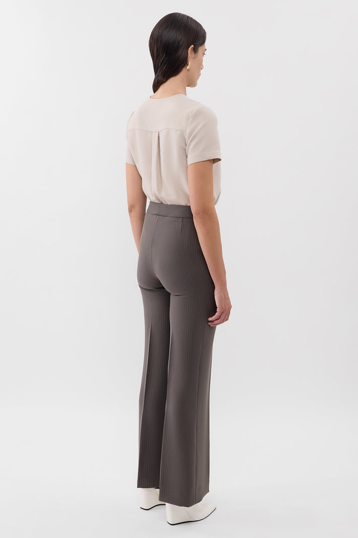 Wide Leg Trouser Stripe