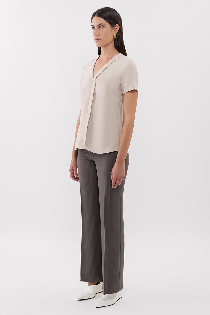 Panel V Neck Top