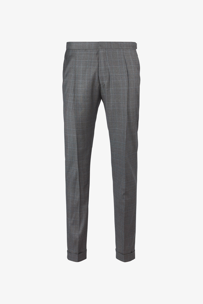 London Notch Lapel Check Suit