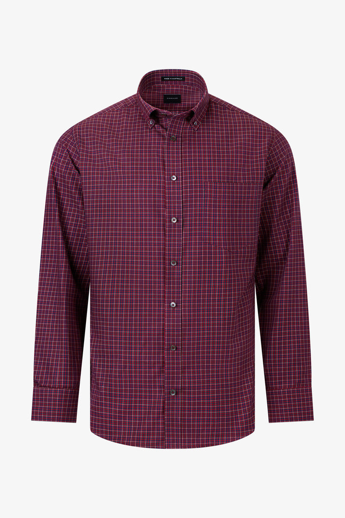 Luiz Check Cotton Shirt