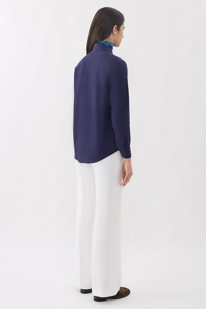 Relaxed Fit Shirt - Seersucker