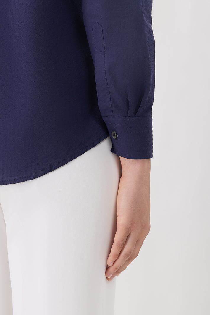 Relaxed Fit Shirt - Seersucker