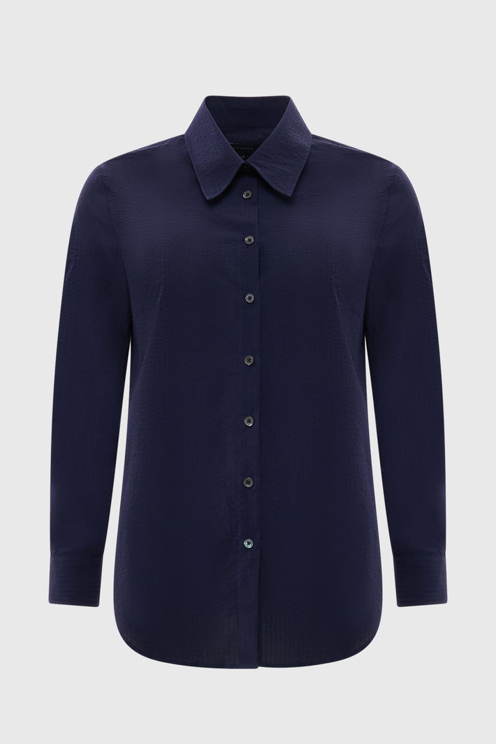 Relaxed Fit Shirt - Seersucker