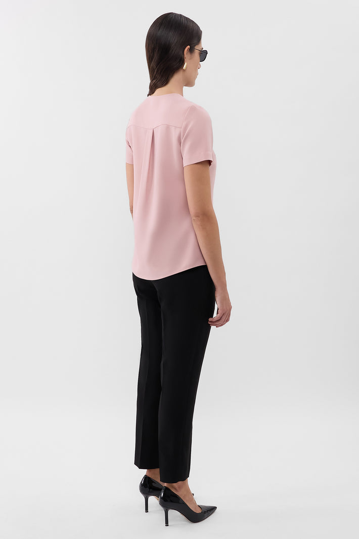 Panel V Neck Top