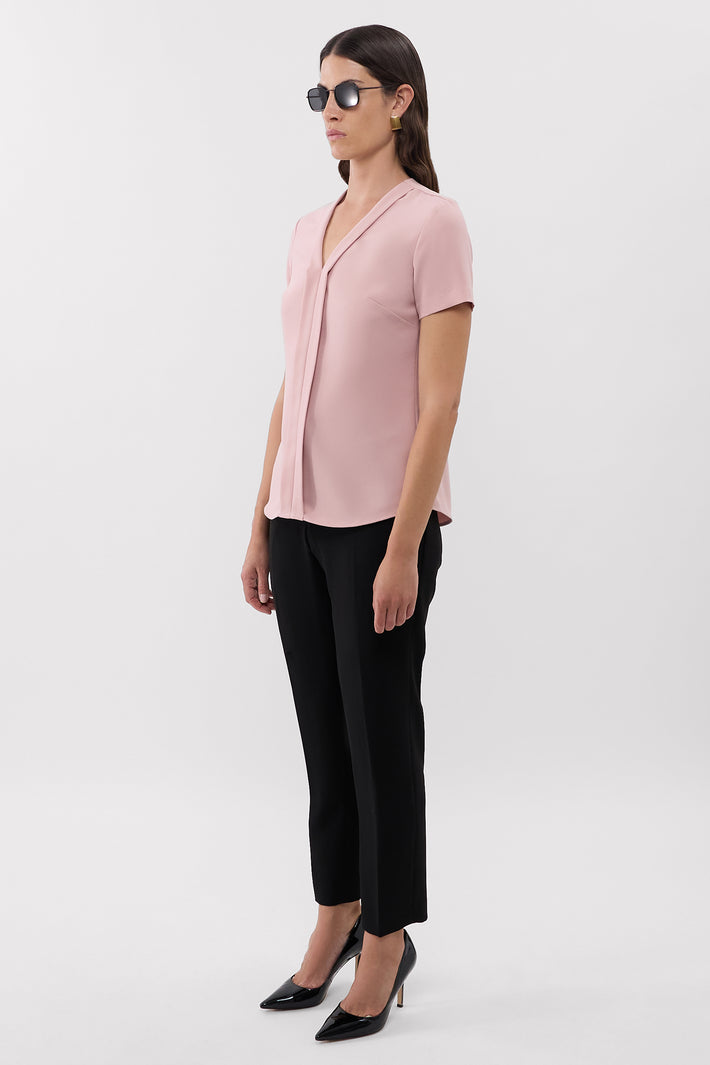 Panel V Neck Top