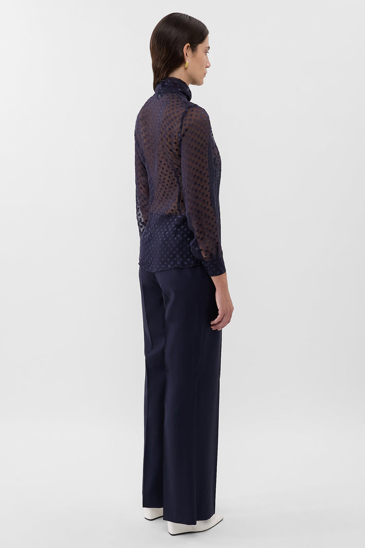 Norah Blouse Sheer Dot