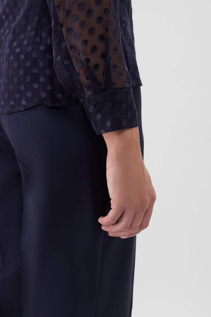 Norah Blouse Sheer Dot