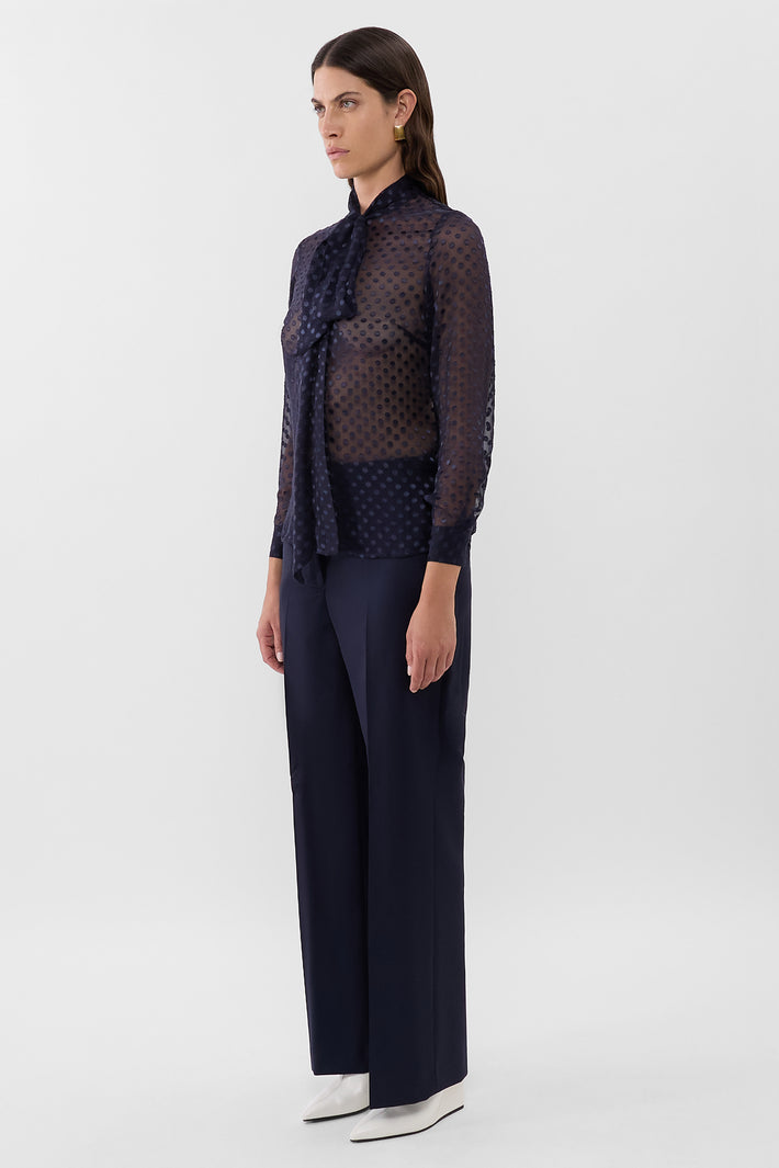 Norah Blouse Sheer Dot