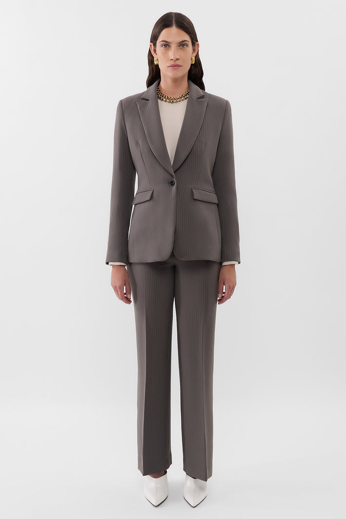 Wide Leg Trouser Stripe