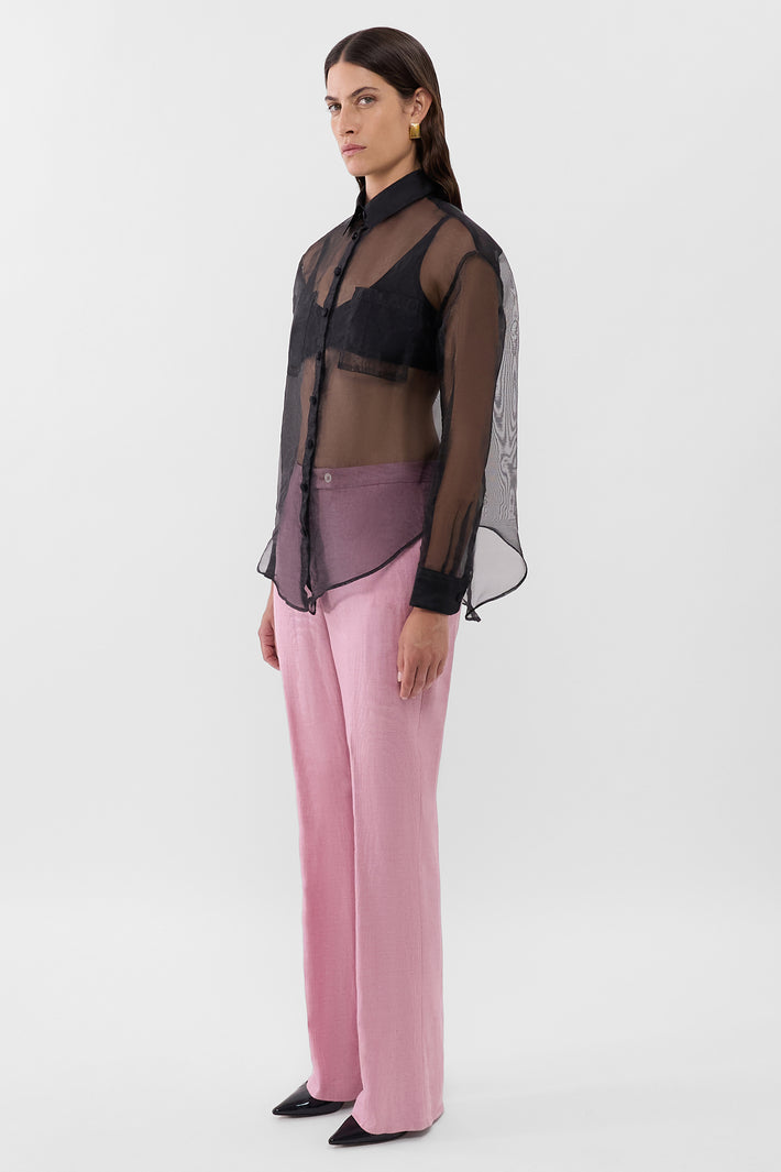 Organza Evening Blouse