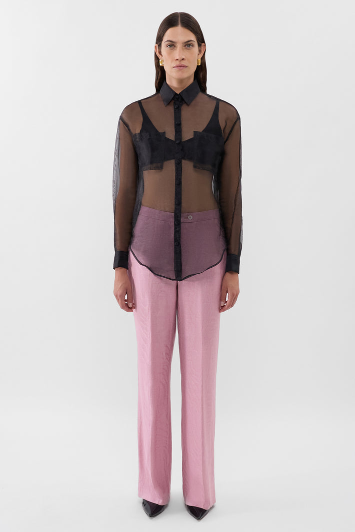 Organza Evening Blouse