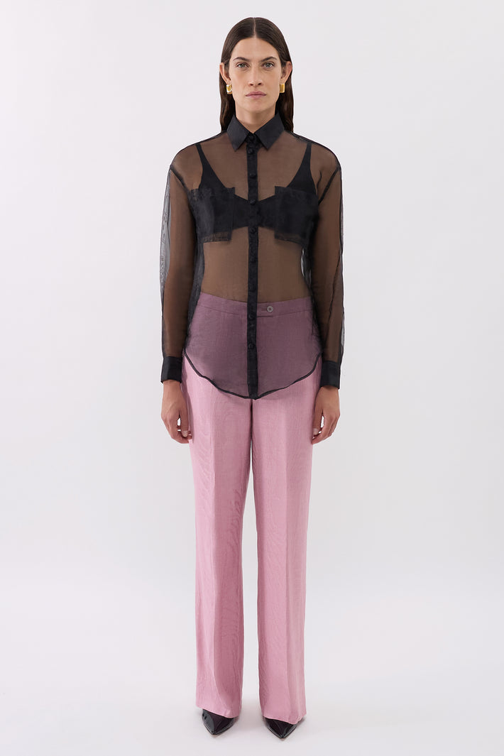 Organza Evening Blouse