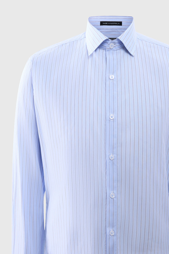 Slim fit French Cuff Shirt Albini Cotton Stripe