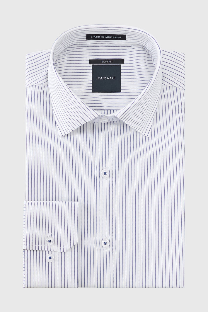 Slim fit Shirt Albini Cotton Stripe