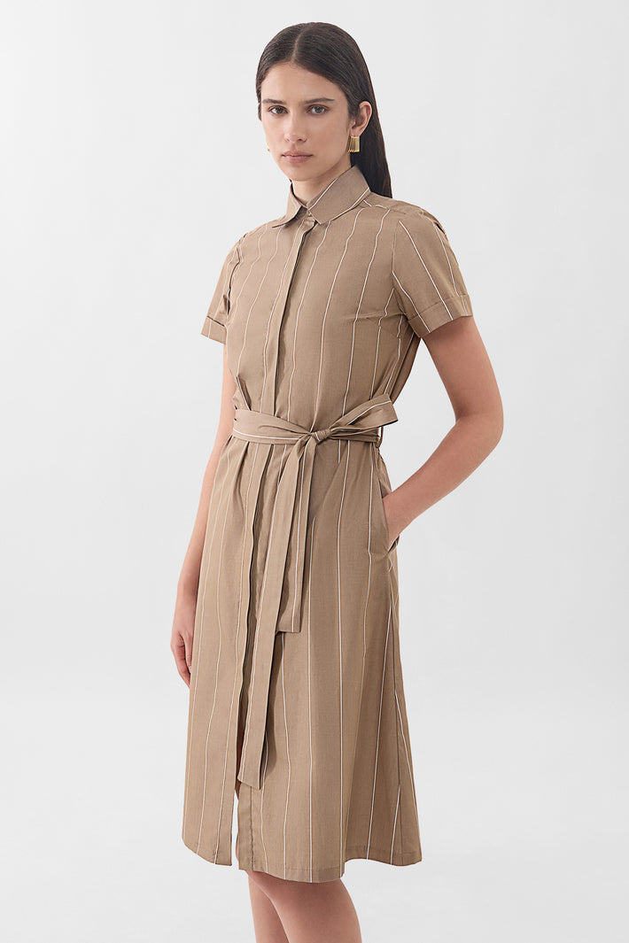 Alyce Stripe Shirtdress