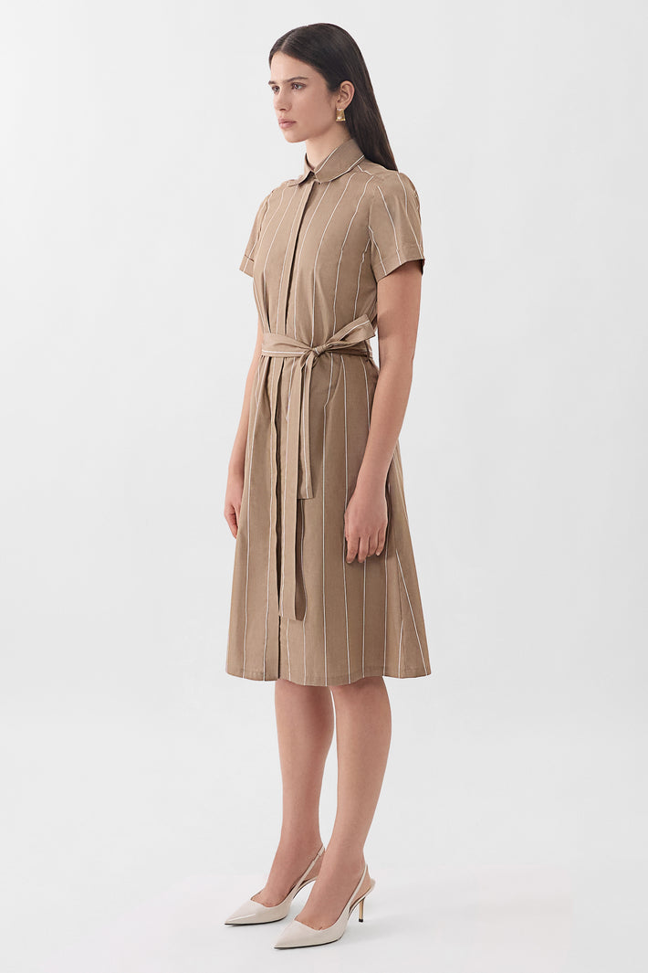 Alyce Stripe Shirtdress