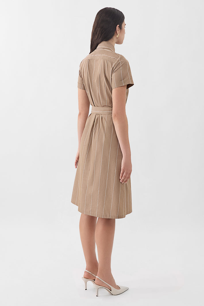 Alyce Stripe Shirtdress