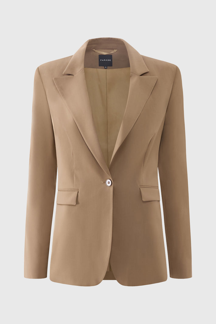 Signature One Button Blazer